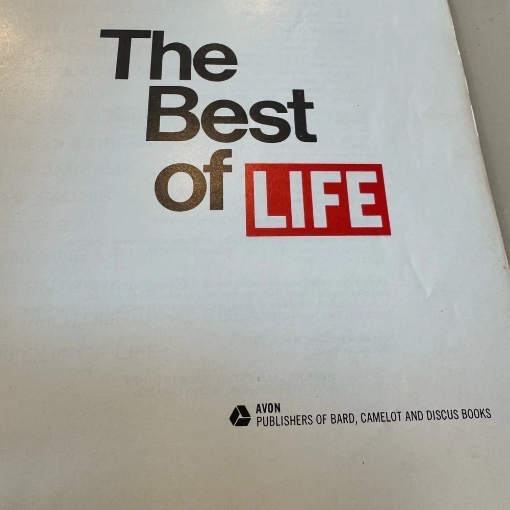 The Best of Life Magazine Book Collectible Avon Publishers Copyright 1973 Soft
